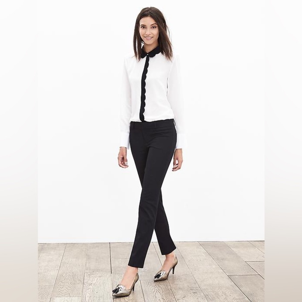 NWT! Banana Republic Black Comfort Stretch Sloan Slim Pants - Multiple 💜